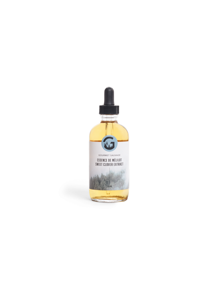Flacon d’essence de mélilot avec compte-gouttes