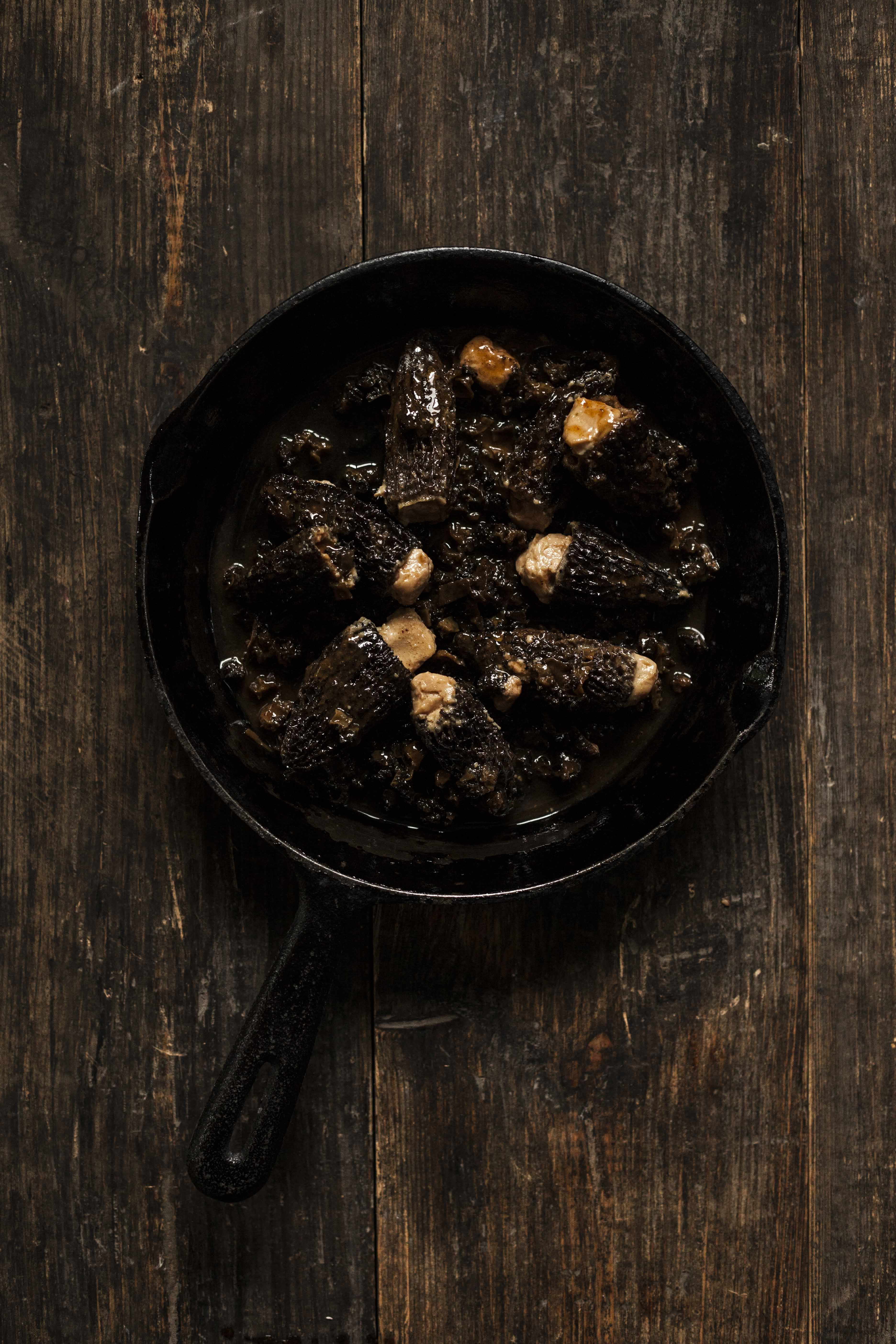 Morilles farcies au foie gras Gourmet Sauvage