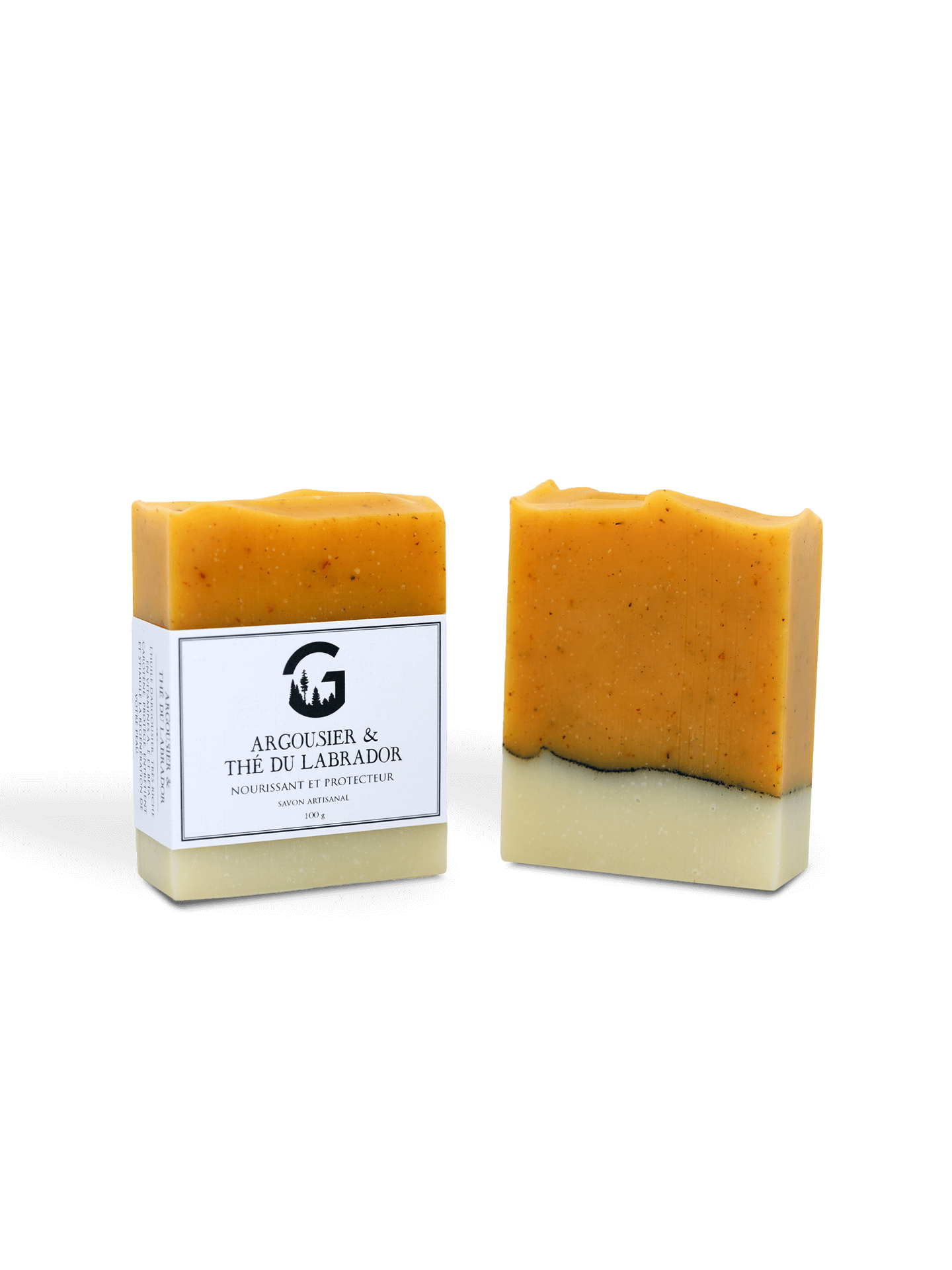 Sea buckthornLabrador tea soap Gourmet Sauvage