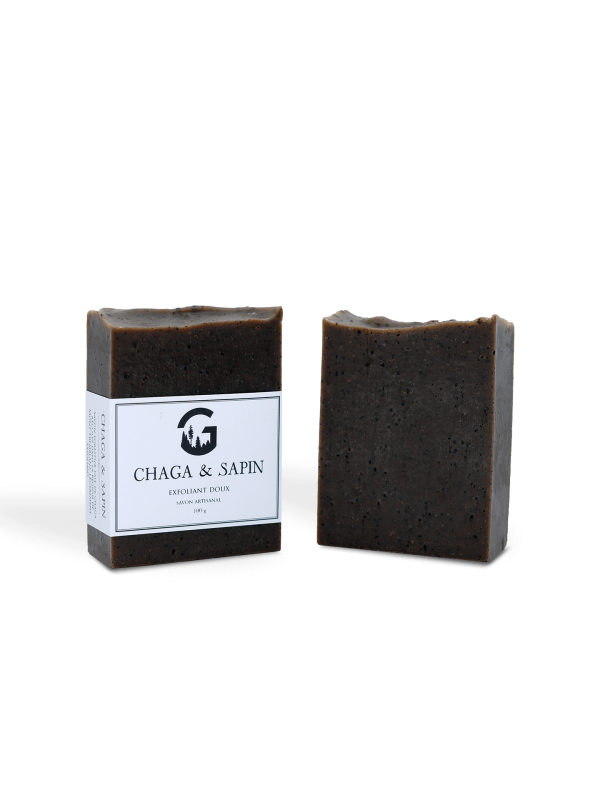 Chaga-balsam fir soap