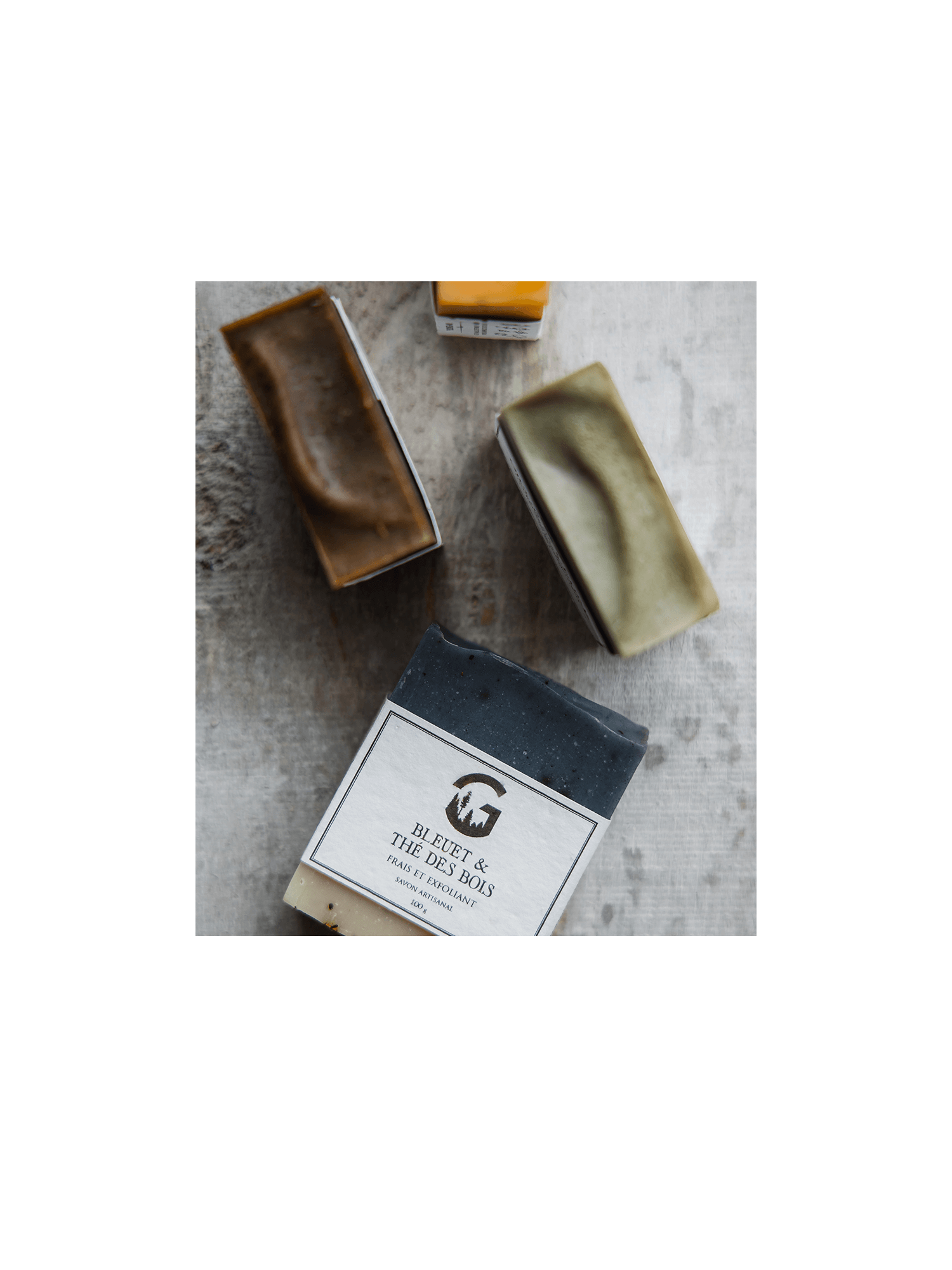 savon bleuet et thé des bois_op Ensemble BAIN DE FORÊT