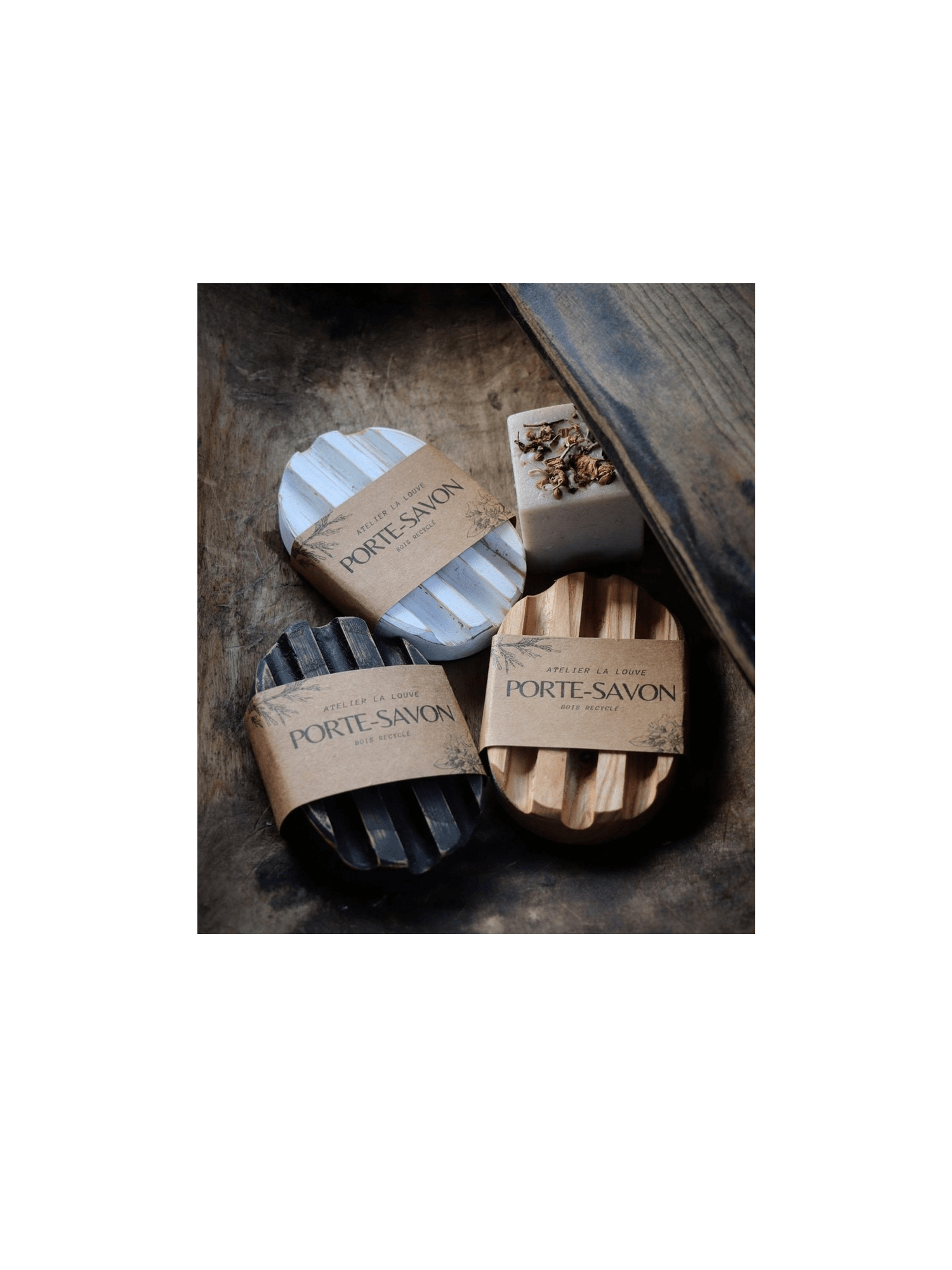 porte-savon-op Recycled maple soap holder