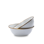 Bols émaillés (2) - crème